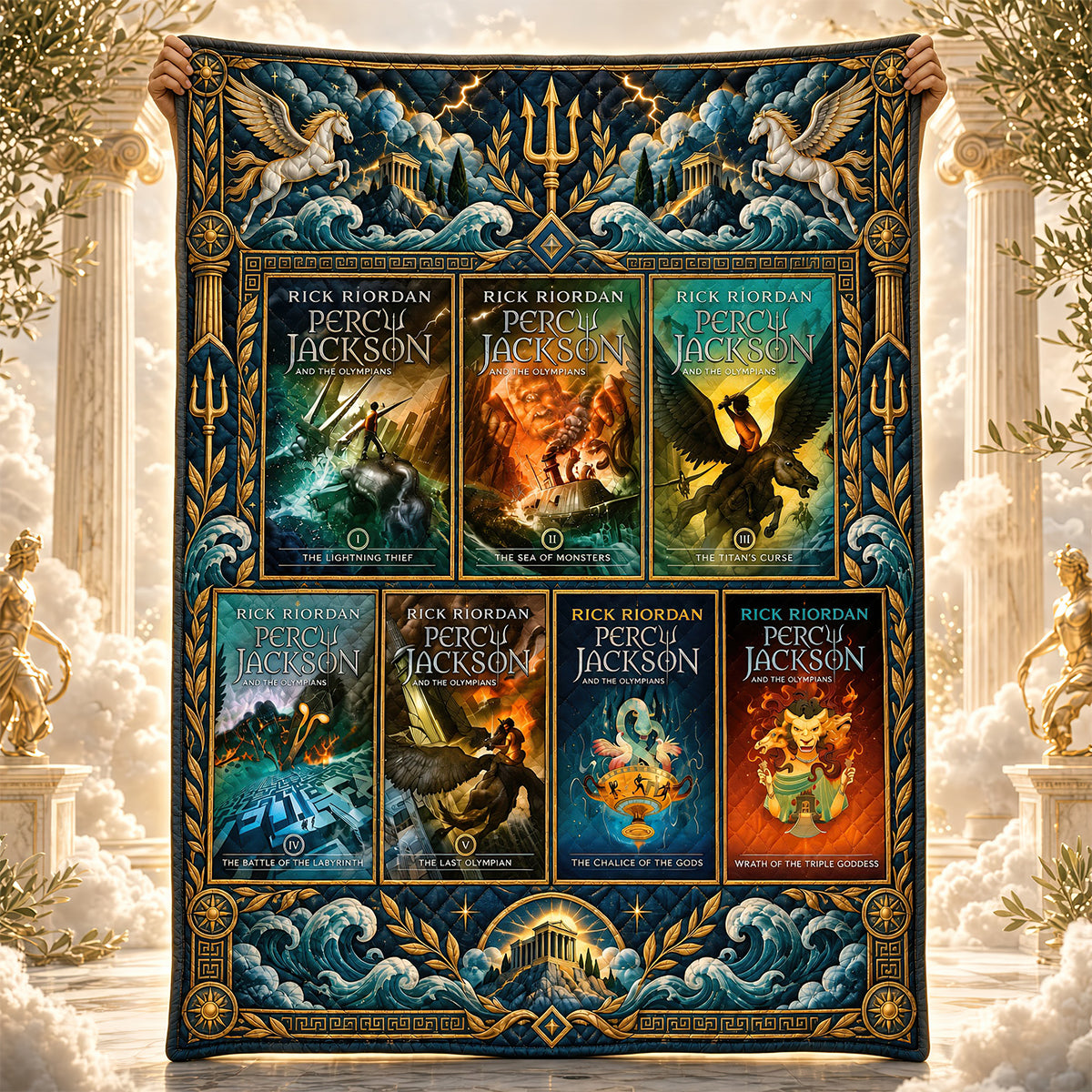 Epic Fantasy Book Collection Blanket - Personalized Gifts For Book Lovers 06nadt071026