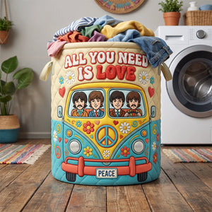 The Beatles Quilted Laundry Basket - Personalized Gifts 07nadh160726