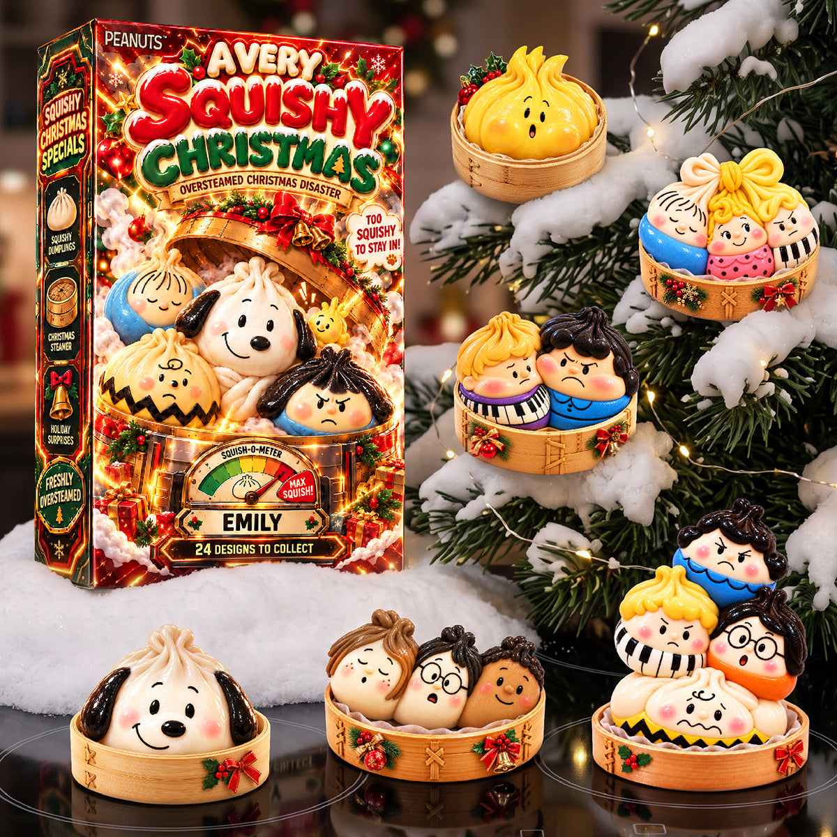 Puppy Dumpling Friends Calendar Blind Box - Personalized Christmas Gifts 031hata191026