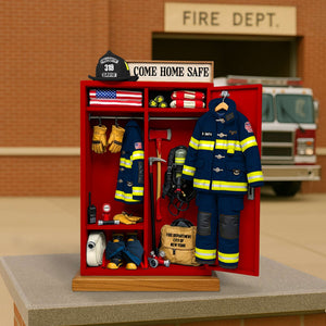 Firefighter’s Gear Locker Acrylic Plaque - Personalized Gifts For Firefighter 04QHTN060625-Homacus