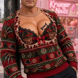 Cheeky Horror Ugly Sweater - Personalized Funny Gifts 03nata290926
