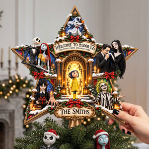 Fantastical Journey Welcome to Floor 13 Tree Topper - Personalized Christmas Gifts 02hata210926