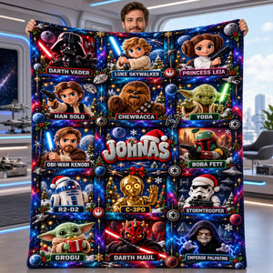 Merry Force-mas Blanket - Personalized Christmas Gifts 02PALU231026