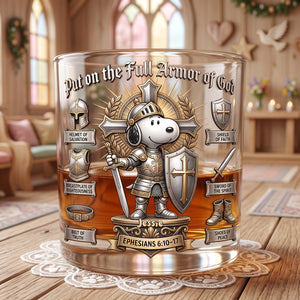 Armor Of God Drinking Glass - Personalized Gifts For Christians 02tyta110726
