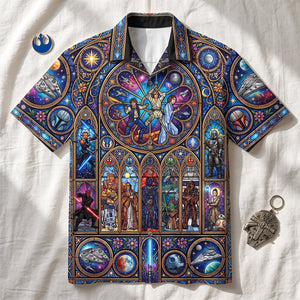 Cosmic Knight Hawaiian Shirt - Personalized Gifts 02hutn150726