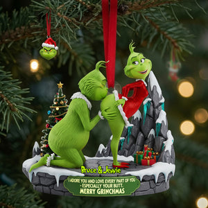 Playful Couple Ornament - Personalized Gifts For Couples 03OHLU150726