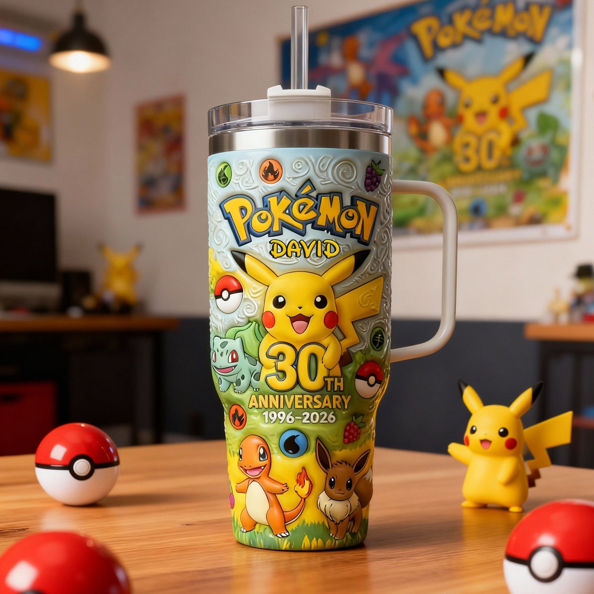 Celebrate 30th Pocket Creature 40 Tumbler - Personalized Gift 07TGLU170126