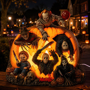 Scary Villain Acrylic Light Box - Personalized Gifts For Horror Lovers 05nadt300726