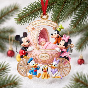 Newborn’s First Christmas Ornament - Personalized Christmas Gifts 07nadh091026