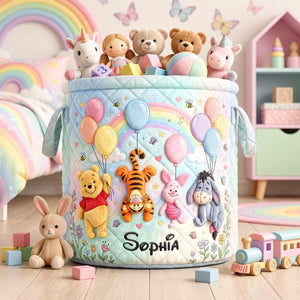 Woodland Friends Laundry Basket - Personalized Gifts 02nadh160726