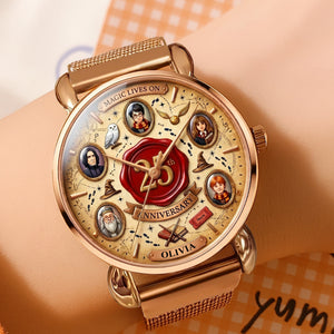 Legendary World Anniversary Mesh Strap Quartz - Personalized Gifts 05haqn010726