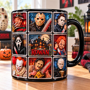 Creepy Characters Magic Mug - Personalized Halloween Gifts For Horror Movie Lovers 05nalu201026