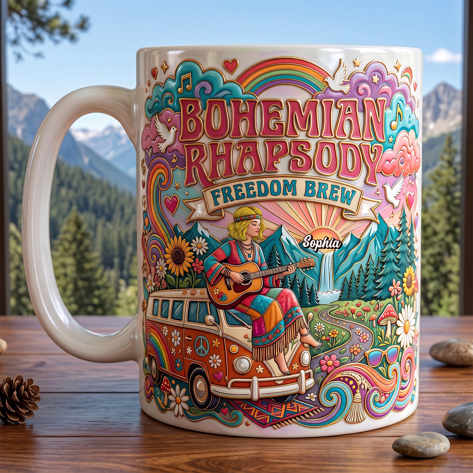Queen Bohemian Rhapsody Coffee Mug - Personalized Gifts 01PATN280726