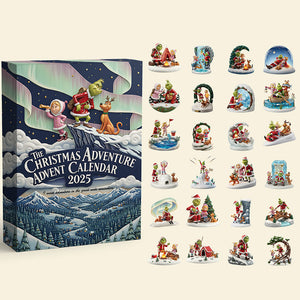 Outdoor Activities in Forest Advent Calendar Acrylic Blind Box, Gifts For Christmas 02pata301025