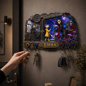 Mysterious Door Acrylic Key Hanger – Personalized Gifts For Horror Lovers 06hadh160726