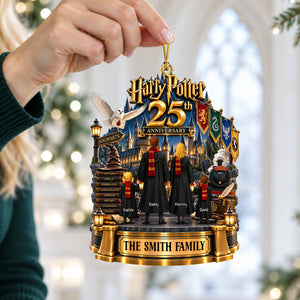 25th Anniversary Mystical Family Journey Ornament - Personalized Gift For Family 01OHQN051026