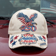Vintage American Eagle Proud Classic Cap - Personalized Gifts For Patriots 02QHQN030626 - Caps - GoDuckee