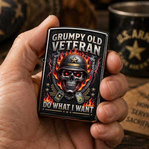 Freedom Defender Lighter - Personalized Gifts For Veteran 01TODH080726