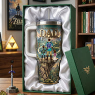 The Legend Of Dad Tumbler Handle - Personalized Gifts For Dad 04NATN170426