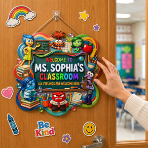 Feelings Welcome Classroom Acrylic Sign - Personalized Gifts For Teacher 06tydh220726