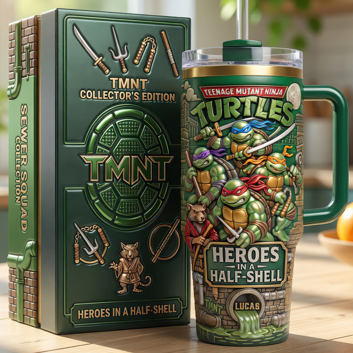 Break Out Sewer 40oz Tumbler With Handle, Personalized Gifts 04qhdt030726