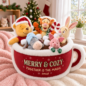 Hot Cocoa Cup Playing Custom Shaped Pillow, Personalized Gifts 01qhqn271026