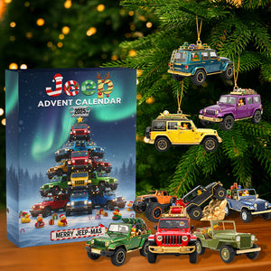 Fun Off-road Advent Calendar Acrylic Blind Box, Christmas Gifts 01qhtn181025