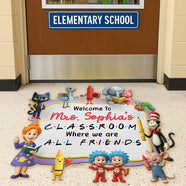 Welcome Classroom Doormat - Personalized Gifts For Teacher 02naqn250725-Homacus
