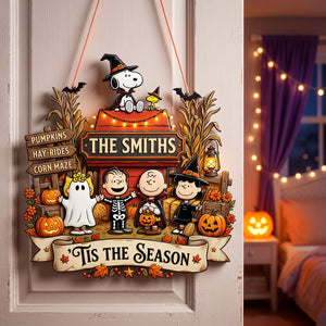 Tis The Season Acrylic Sign - Personalized Halloween Gifts For Family 04pgta300726