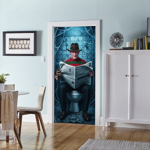 Creepy Toilet Scene Door Cover - Personalized Halloween Gifts 05hyqn190825
