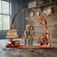 Fishing Couple Acrylic Plaque - Personalized Gifts For Couples 01ohta220126