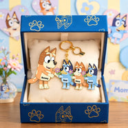 Lovely Mommy & Little Ones Keychain - Personalized Gift 01OHQN160326