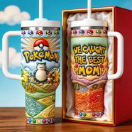 Lovely Magical Mom 40oz Tumbler With Handle - Personalized Gifts For Moms 02QHQN030426