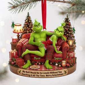 Funny Couple Acrylic Ornament - Personalized Gifts For Christmas 05ohlu010826