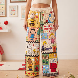 Lovely Characters Pajama Set - Personalized Gifts 01palu310726