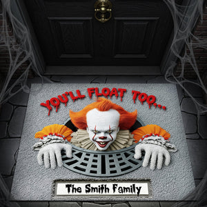 Horror Sewer Halloween Doormat - Personalized Gifts 02OHLU150825