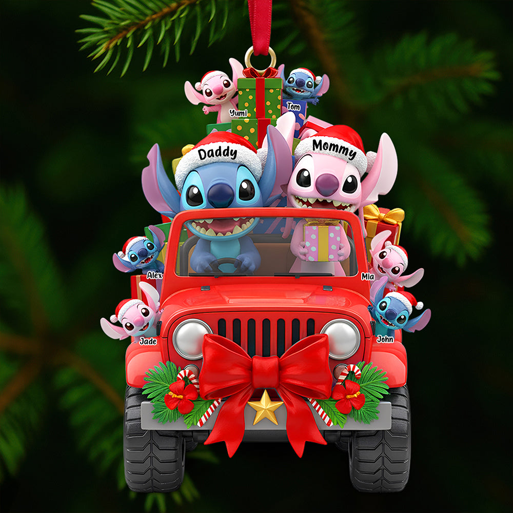 Family Road Christmas Ornament Personalized Gifts For Family 07TODT311025
