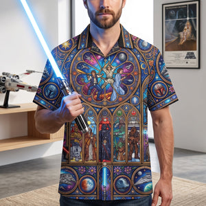 Cosmic Knight Hawaiian Shirt - Personalized Gifts 02hutn150726