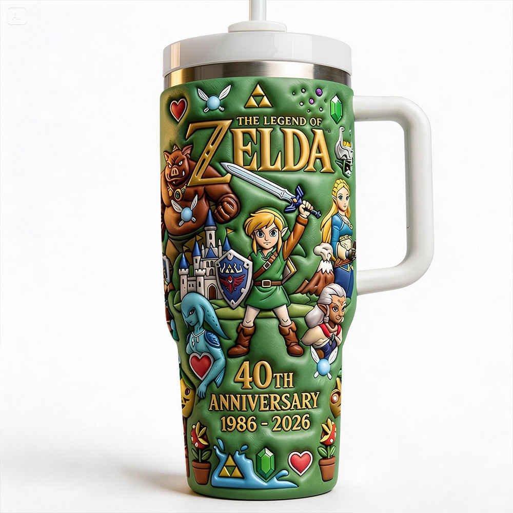 Adventurous 40th Anniversary Tumbler - Personalized Gifts 01tgdt060326