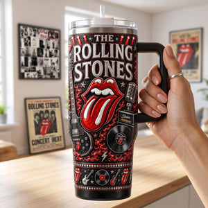 The Rolling Stones 40oz Tumbler - Personalized Gifts For Rock Lovers 04natn160726