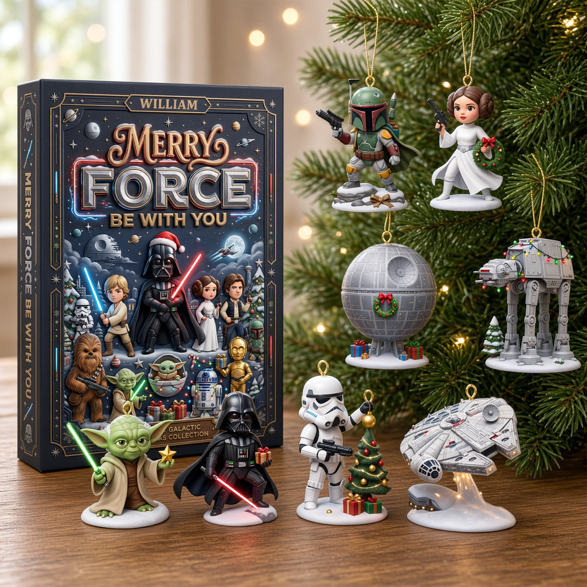 Merry Christmas Advent Calendar Blind Box - Personalized Gifts For Cosmic Lovers 01patn300926