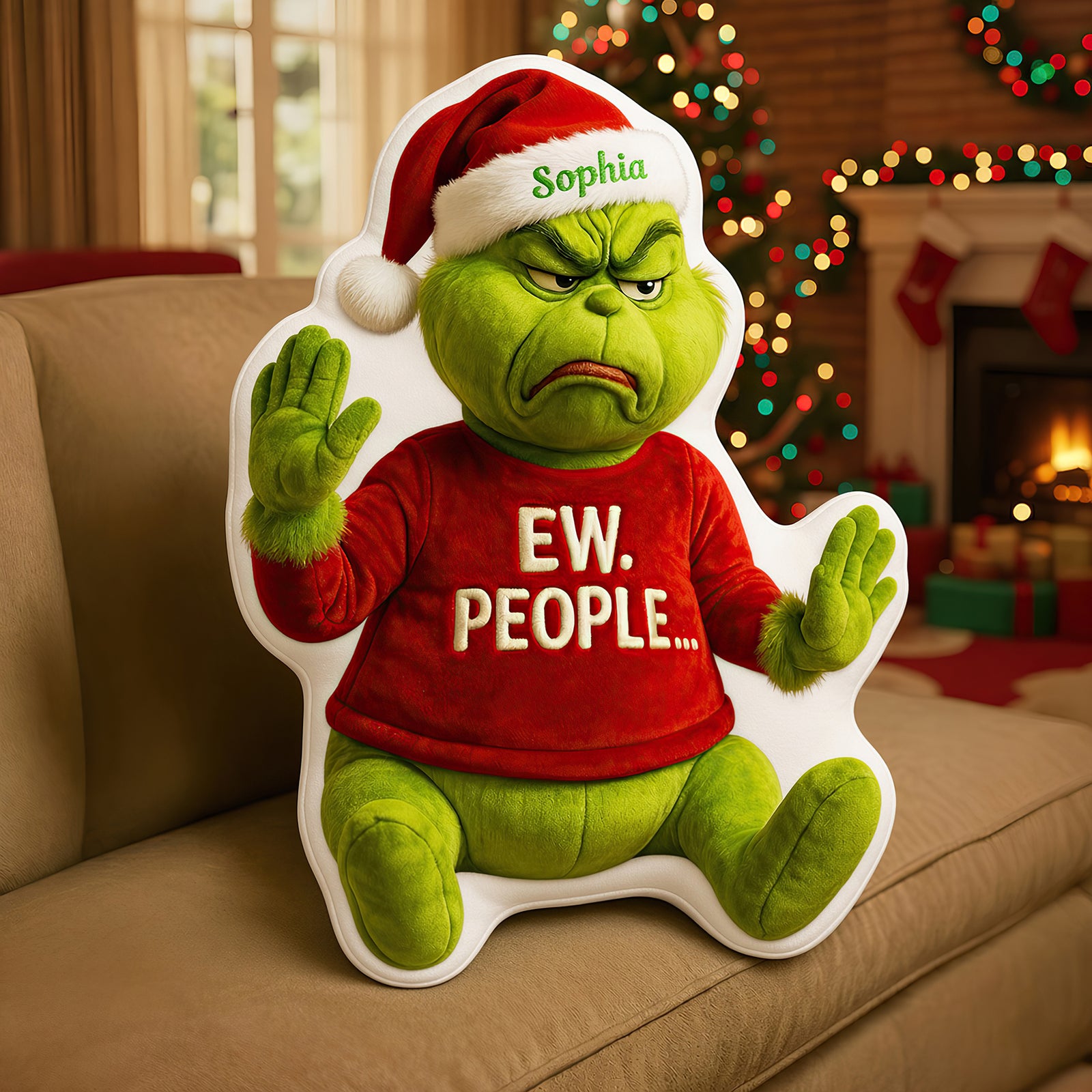 EW People Pillow - Personalized Christmas Gifts 02tgdt071125