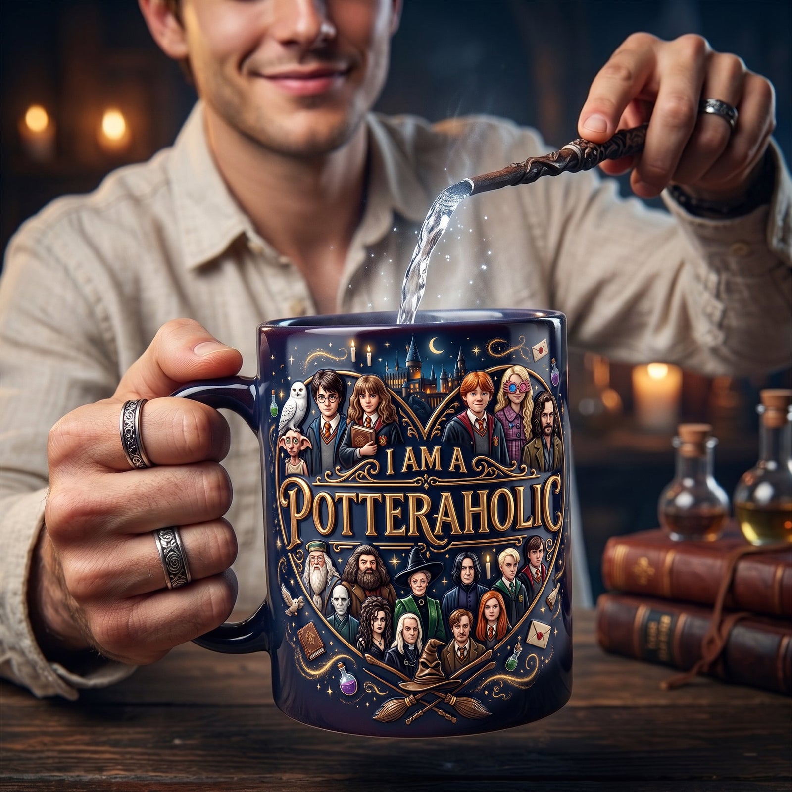 Magic Coffee Mug - Personalized Gifts For Fantasy Lovers 01NALU130726