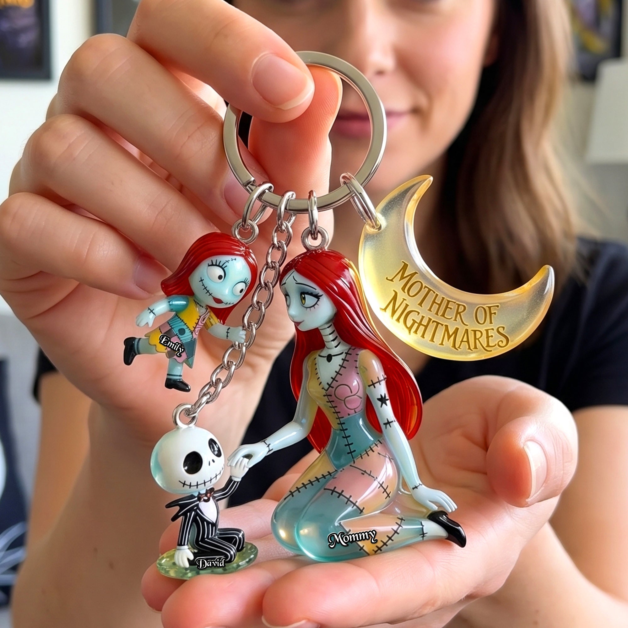 Keychain With Charms - Personalized Gifts For Mom 03tgqn140426