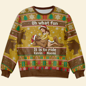 Funny Couple Christmas Ugly Sweater - Personalized Gifts For Couple 01KIDT270925