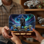 Our Galactic Hero Acrylic Plaque - Personalized Gifts Dad 02TOLU290426-Homacus
