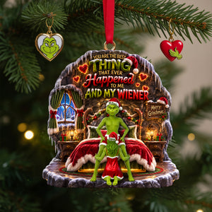 You Are The Best Thing That Ever Happened To Me Acrylic Ornament - Personalized Christmas Gifts For Couples 05ohlu060826