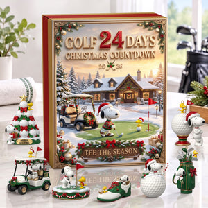 Merry Golfmas Christmas Advent Calendar Blind Box - Personalized Gifts For Cartoon Lovers 03pglu271026