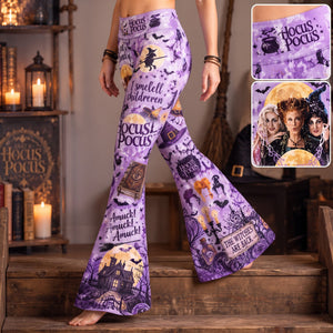 Badass Witch Flare Leggings, Personalized Gifts For Witch Lovers 02qhlu300726