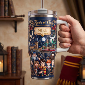 25 Years Of Magical Tumbler - Personalized Gifts For Fantasy Lovers 01hadh030726